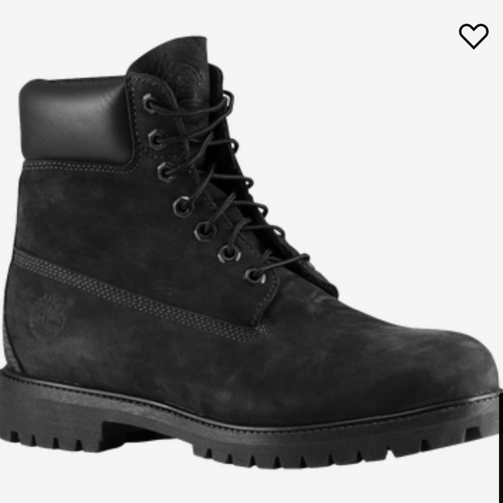 Black Timberland 6" Premium Waterproof Boots